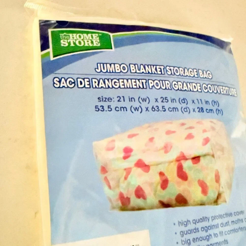 Jumbo Blanket Storage Bag Protect Blankets Clothes Quilts‎ Shoes